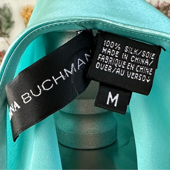 Dana Buchman Silk Floral Sheer Poncho Top and Camisole Set - Picture 12 of 12